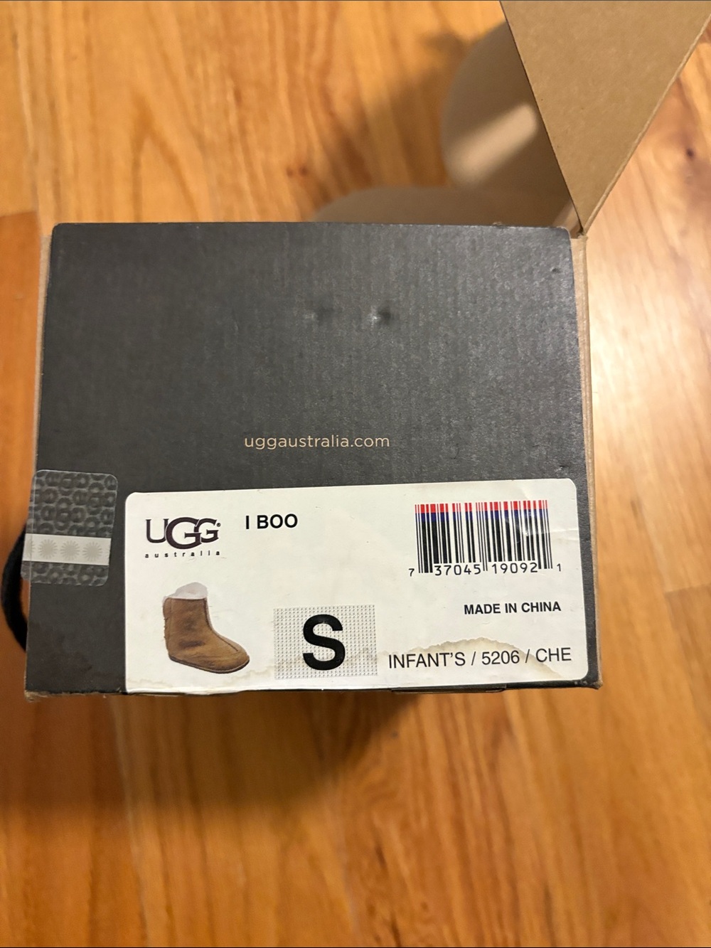 UGG Infant I BOO Chestnut Brown Boots